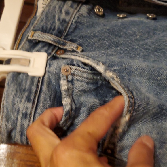 AGOLDE 'RILEY' SIZE 29 Classic Blue Women's Jeans - Picture 3 of 12